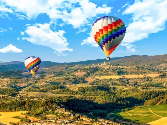 giro in mongolfiera nel chianti da bargino 14115