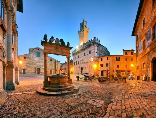 montepulciano piazza grande blue hour val dorcia tuscany private tour luxury tour