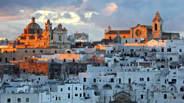 ostuni private tour white city cathedral sunset