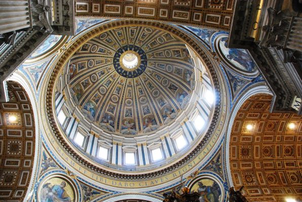 Città del vaticano.Basilica di San Pietro. Interno della cupola. Maggio 2010   panoramio