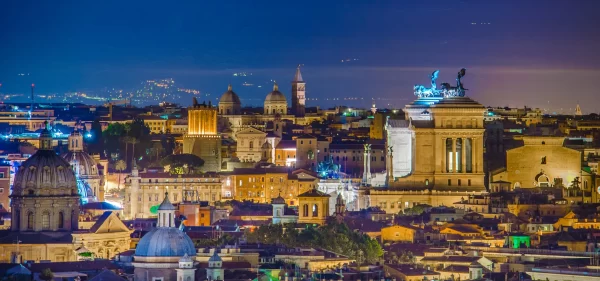 gianicolo panorama rome luxury private tour night cityscape