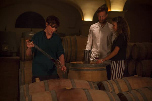 tuscany barrel tasting