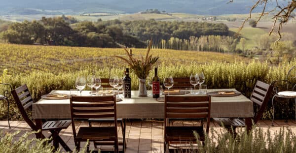 premium dining experience in tuscany winery