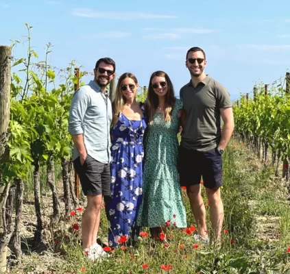 montalcino tuscany private tour friends vineyard brunello wine tour